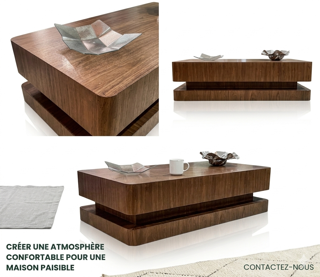 Table Basse Horizon Walnut 2