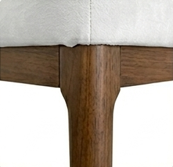 Chaise Séréna en Velours Blanc 3