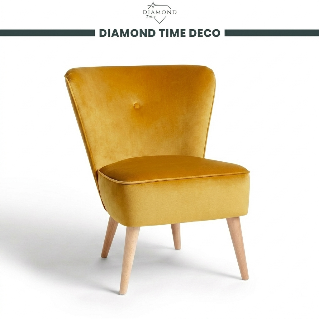 Fauteuil Alma en Velours Épicé